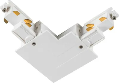 Obrázek produktu pro SLV L-connector, Konektor ve tvaru L, Bílá, Polykarbonát (PC), IP20, I, Strop/zeď