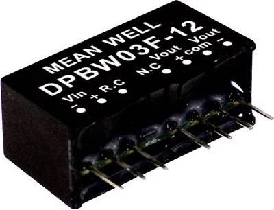 Image de MEAN WELL DPBW03G-15 Alimentation & Convertisseur de tension (DPBW03G-15)