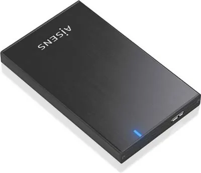 Obrázok produktu pre AISENS ASE-2527B, HDD/SSD rámček, 2.5", SATA, Serial ATA II, Serial ATA III, 5 Gbit/s, USB pripojenie, Čierna