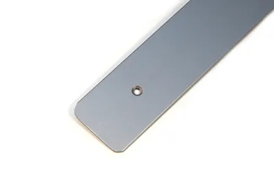 Produktbild von IHC 38mm 600mm Endleiste Winkelleiste Seiteleiste Arbeitsplatte Küche Inox Leiste mit Löcher rechts