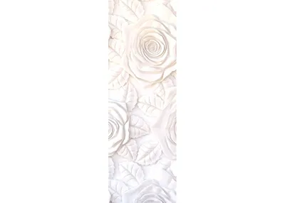 Immagine prodotto di Sanders & Sanders Poster Fiori Crema-Bianco - 601055 - 0,9 x 2,7 m