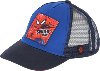 Obrázok produktu pre Štýlová čiapka Spider-Man Štýlová detská čiapka Marvel s cool dizajnom superhrdinu modrá