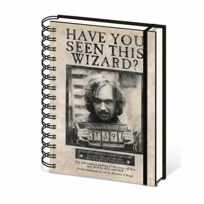 Image de Cahier Harry Potter (Wanted Sirius) A5 Wiro