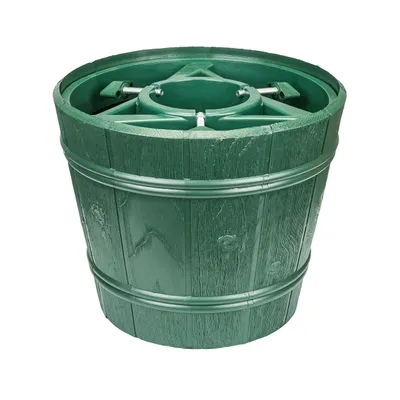 Produktbild von Weihnachtsbaumständer Christbaumständer Wassertank Blumentopf Kunststoff Grün   alle Baumarten Naturbaum Kunstbaum 15 Liter