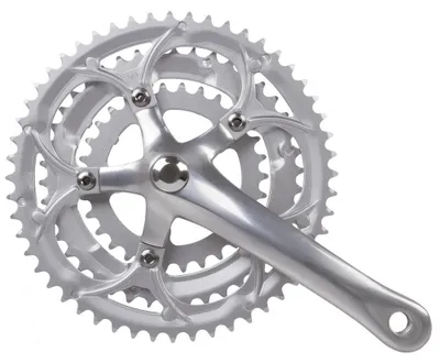 Immagine prodotto di Guarnitura Race 3 x 8 velocità Mighty 30/42/52z in alluminio - argento