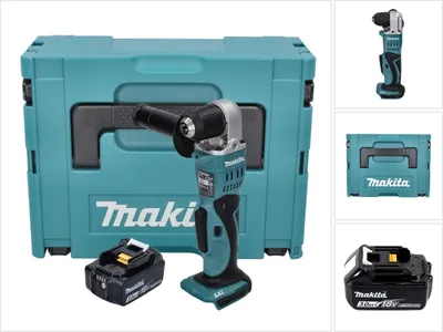 Image de Makita DDA 351 F1J Perceuse angulaire sans fil 18 V 13,5 Nm + 1x Batterie 3,0 Ah + Coffret Makpac - sans chargeur