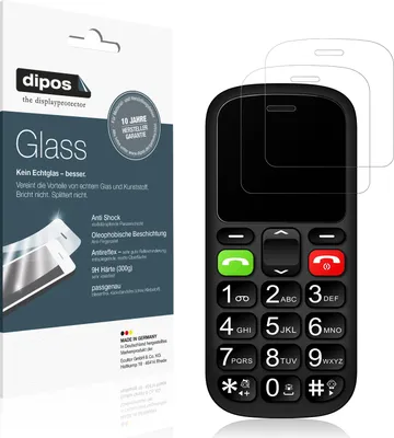 Produktbild von 2x dipos GlassAR artfone CS181 Seniorenhandy