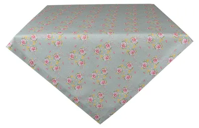 Obrázok produktu pre Obrus Clayre & Eef 150x150 cm zelené bavlnené kvety