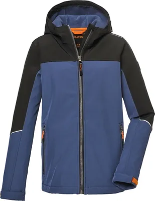 Produktbild von Killtec Softshelljacke Kinder mit verstellbarer Kapuze, Farbe:Blau, Kinder Größen:140