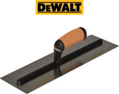 Produktbild von DEWALT Trockenbau – 0,4 mm FLEX Edelstahl-Flachkelle, Ledergriff 16 Zoll