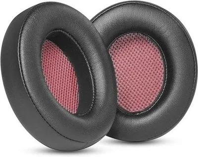 Produktbild von Komfortable Stereo Oorkussens in Rot für optimale Klangqualität