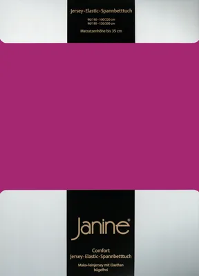Produktbild von Janine Jersey Spannbetttuch 5002 Elastic Farbe denimblau 150x200 cm