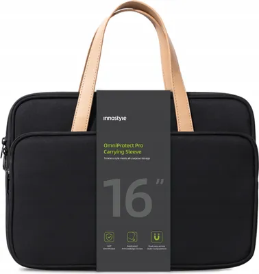 Produktbild von Innostyle Damen Laptoptasche 15 6 16 Wasserdicht Omniprotect Pro Schwarz