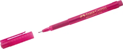 Produktbild von Fineliner Broadpen 1554 0,8 mm pink Packung mit 10 Stück