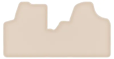 Produktbild von DURBAN Beige Velours-Fahrerfußmatte für Citroen Jumpy II Transporter (2007-2016)