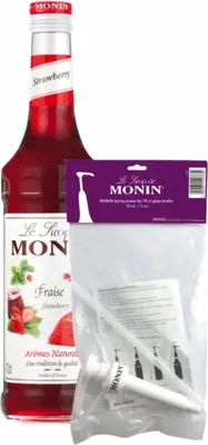 Immagine prodotto di Sciroppo Monin Fragola (70 cl) + pompa (10 ml)