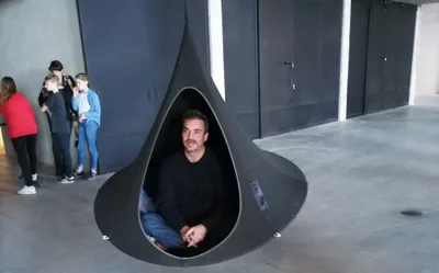 Produktbild von CACOON Olefin Single Hängesessel ø 150 cm / 200 kg - Dunkelgrau