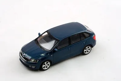 Obrázok produktu pre Škoda Rapid Spaceback (2013) - Modrá Lava Metalíza ABREX 1:43