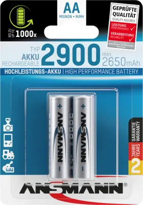 Produktbild von ANSMANN AA, 2er Blister Akku