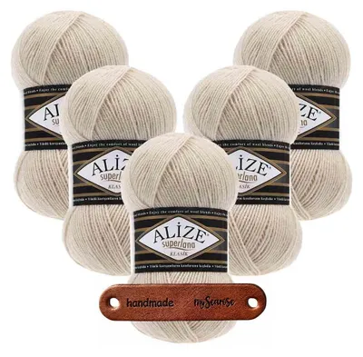 Produktbild von 5 x ALIZE Superlana Klasik 310 mit Label