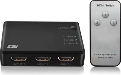 Obrázok produktu pre ACT AC7845 4K-HDMI prepna, 3x1