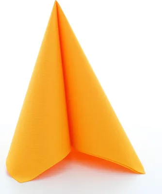 Produktbild von Airlaid Serviette Curry/Orange, 40 x 40 cm, 50 Stück - Mank