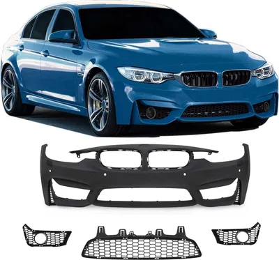 Obrázek produktu pro JOM přední nárazník pro BMW F30 včetně LCI 2011-2019 SRA + PDC černý