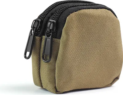 Zdjęcie produktu dla INF Etui na słuchawki Bluetooth z płótna - Kompaktowe etui kamuflażowe Khaki