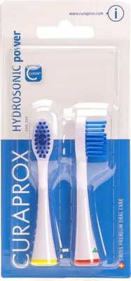 Produktbild von Curaprox CHS 300 2er Pack ErsatzbÃ1/4rstenköpfe