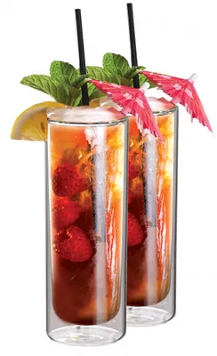 Produktbild von mojito-Glas doppelwandig 17 cm Glas transparent 2 Stück