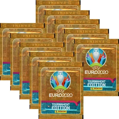 Produktbild von Panini Euro 2020 Tournament 2021 - Sammelsticker - 10 Tüten