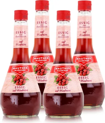 Produktbild von Mautner Essig mit Himbeere 0,5L - Essig aus Österreich (4er Pack)