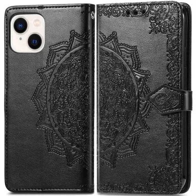 Immagine prodotto di imoshion Custodia pieghevole Mandala iPhone 14 / 13 - Nero