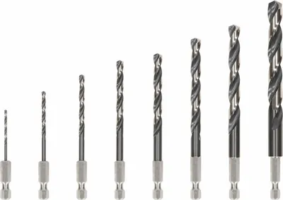 Productafbeelding van PRO Metal, set van 8 impactboormachines met HSS-G spiraalboor, in doos