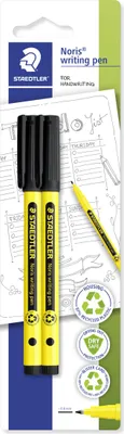 Immagine prodotto di Penna a punta fine STAEDTLER® 307-9 BK2 Noris, confezione da 2 pezzi, nero