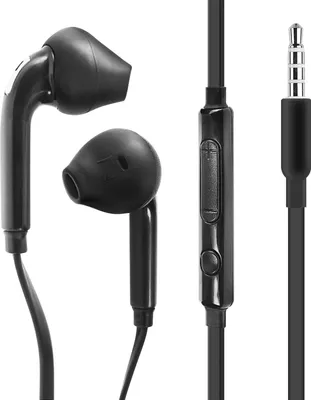 Produktbild von Verwicklungsfreie in-ear Kopfhörer Fernbedienung 3.5mm Klinkenstecker – Schwarz