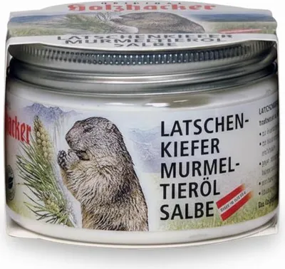 Produktbild von Holzhacker Latschenkiefer Murmeltieröl Salbe 150 ml Tiegel