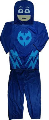 Produktbild von Pijamalenheldenkostüm, PJ Masks, für Kinder, Catboy Connor, blau, 5–7 Jahre, 110–120 cm