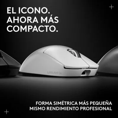 Immagine prodotto di Logitech PRO X Superlight 2c Mouse senza fili da 44000 DPI nero a 5 pulsanti USB-C