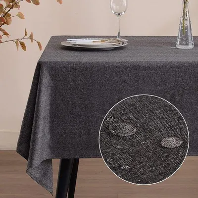 Produktbild von Famanu Tischdecke wasserabweisend mit Fleckschutz - pflegeleicht