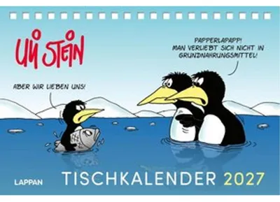 Obrázek produktu pro Stolní kalendář Uliho Steina 2027: měsíční kalendář na stůl