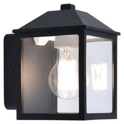 Obrázek produktu pro Nástěnné Svítidlo Spire E27 Ip44 Černé