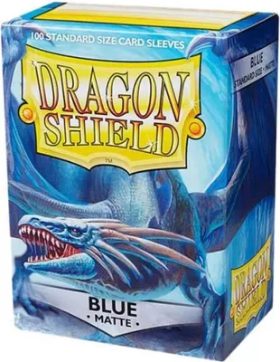 Obrázok produktu pre Ochranné obaly na karty Dragon Shield - Standard Sleeves Matte Blue (100 ks)