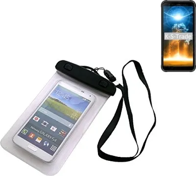 Produktbild von K-S-Trade Schutz Hülle Handy Hülle Kompatibel mit Blackview BV6300 Pro Beach Bag wasserdicht 16cm x 10cm Schutzhülle Staub Sand Flachwasser