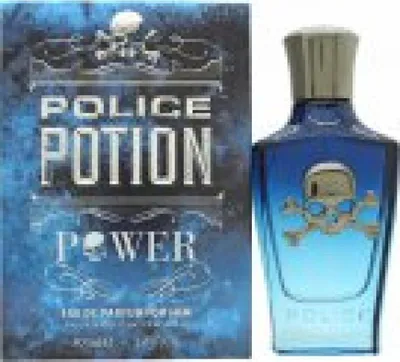 Produktbild von Police Potion Power For Man 50 ml, Männer, 50 ml, Zimt, Orangenblüte, Bergamotte, Lavendel, Bernstein, Jasmin, Tonka-Bohne, Vanille, Holz, 1 Stück(e)