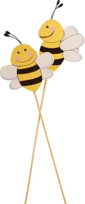 Produktbild von Holz-Stecker Biene "Susi & Willy", 2 Stück
