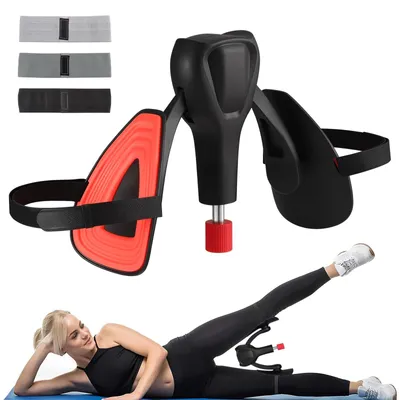 Imagen del producto de Entrenador para el suelo pélvico, ajustable - Entrenador del suelo pélvico - Entrenador de piernas con resistencia - Para uso doméstico - Fortalece los músculos del suelo pélvico - Ideal para el bienestar - Entrenador para los muslos