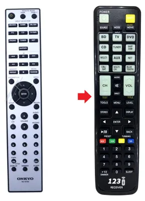 Produktbild von Ersatz Fernbedienung für Onkyo RC-815S | RC-816S | RC-903S