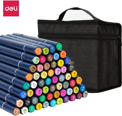 Produktbild von Finenolo-Kunstmarker, doppelseitig, 60 Farben – Deli