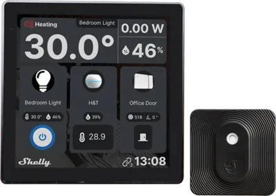 Productafbeelding van Shelly · Inbouwmodel · "Wanddisplay Zwart & Blauw H&T Zwart" · Android · WLAN